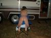 Arsch beim camping